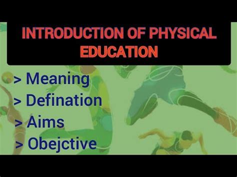 physical education meaning in marathi|Physical Education – Meaning and Importance .